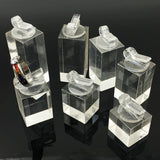 Acrylic Finger Ring Display Stand Jewelry Showcase Bead Rings Organizer