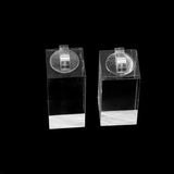 7Pcs Acrylic Jewelry Display Stand Ring Showcase Display Holder