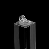 7Pcs Acrylic Jewelry Display Stand Ring Showcase Display Holder