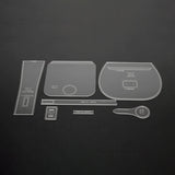 7Pcs Acrylic Leather Tool Template Shoulder Bag Pattern Stencil
