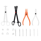 7Pcs Body Piercing Kit Professional Tools Needles Set