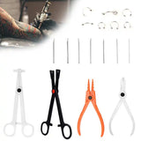 7Pcs Body Piercing Kit Professional Tools Needles Set