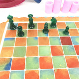 7Pcs Chess Board Chess Piece Silicone Resin Mold
