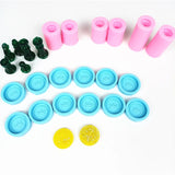 7Pcs Chess Board Chess Piece Silicone Resin Mold