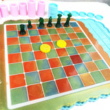 7Pcs Chess Board Chess Piece Resin Mold DIY Craft Making Tool