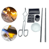 7Pcs Crucible Set for Melting Metal