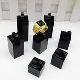 7Pcs Acrylic Finger Ring Jewelry Display Stand Holder