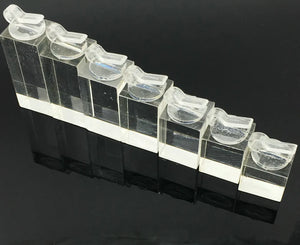 7Pcs Acrylic Finger Ring Jewelry Display Stand Holder