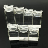 7Pcs Acrylic Finger Ring Jewelry Display Stand Holder