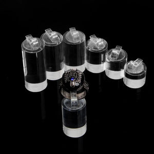 7Pcs Finger Ring Display Stand Set for Jewelry Shop