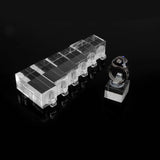 7Pcs Finger Ring Display Stand Holder Home Jewelry Shop Different Height
