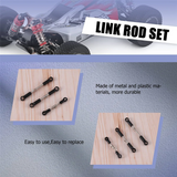 7Pcs Front Rear Tie Rod Set for 144001 144010 RC Car