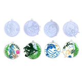 7pcs Marine Animal Keychain Silicone Molds for Pendant Mold