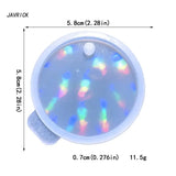 7Pcs Round Resin Molds Silicone, Circle Ornaments Resin Mold