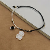 7Pcs Halloween String Bracelets Alloy Charm Adjustable Bang