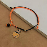 7Pcs Halloween String Bracelets Alloy Charm Adjustable Bang