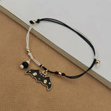 7Pcs Halloween String Bracelets Alloy Charm Adjustable Bang