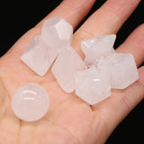 7Pcs Natural Stone Platonic Solids Octahedron Home Ornament for Office Decor