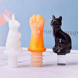 7Pcs Stopper Resin Mold Wine Bottle Stopper DIY Crystal Epoxy Casting Molds
