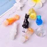 7Pcs Stopper Resin Mold Wine Bottle Stopper DIY Crystal Epoxy Molds