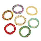 7Pcs Summer Bikini Beaded Waist Chain Body Jewelry F3MD