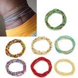 7Pcs Bikini Beaded Belly Waist Chain Body Jewelry