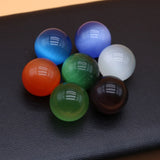 7Pcs/lot 20mm Cymophane Striped Agate DIY Necklace Bracelet Jewelry Making