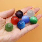 7Pcs/lot 20mm Cymophane Striped Agate DIY Necklace Bracelet Jewelry Making