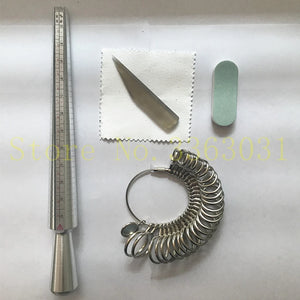 7Pc Jewelry Tools Kit with Ring Sizer & Measuring Tools