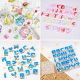Alphabet Epoxy Resin Molds Silicone Casting DIY Jewelry Making Supplies
