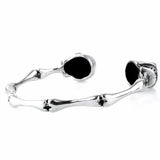 Skull Bangle 316L Stainless Steel Bone Skull Bracelet