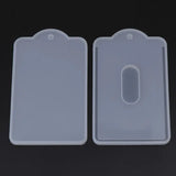 Card Set Pocket ID Holder Pendant Expoxy Resin Silicone Mold Jewelry Making