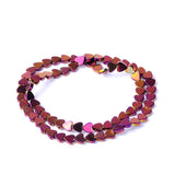 7colors Natural Stone Hematite Beads Heart Beads for DIY Jewelry Making