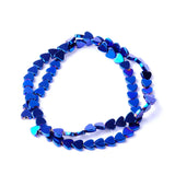 7colors Natural Stone Hematite Beads Heart Beads for DIY Jewelry Making