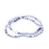 7colors Natural Stone Hematite Beads Heart Beads for DIY Jewelry Making