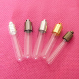 100pcs/lot 6X30mm Rice Vial Glass Wishing Bottle with Cap