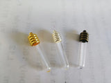 100pcs/lot 6X30mm Rice Vial Glass Wishing Bottle with Cap