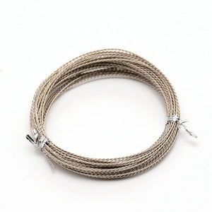 0.8mm Round Silver Copper Wire - 7m Roll for Jewelry Making