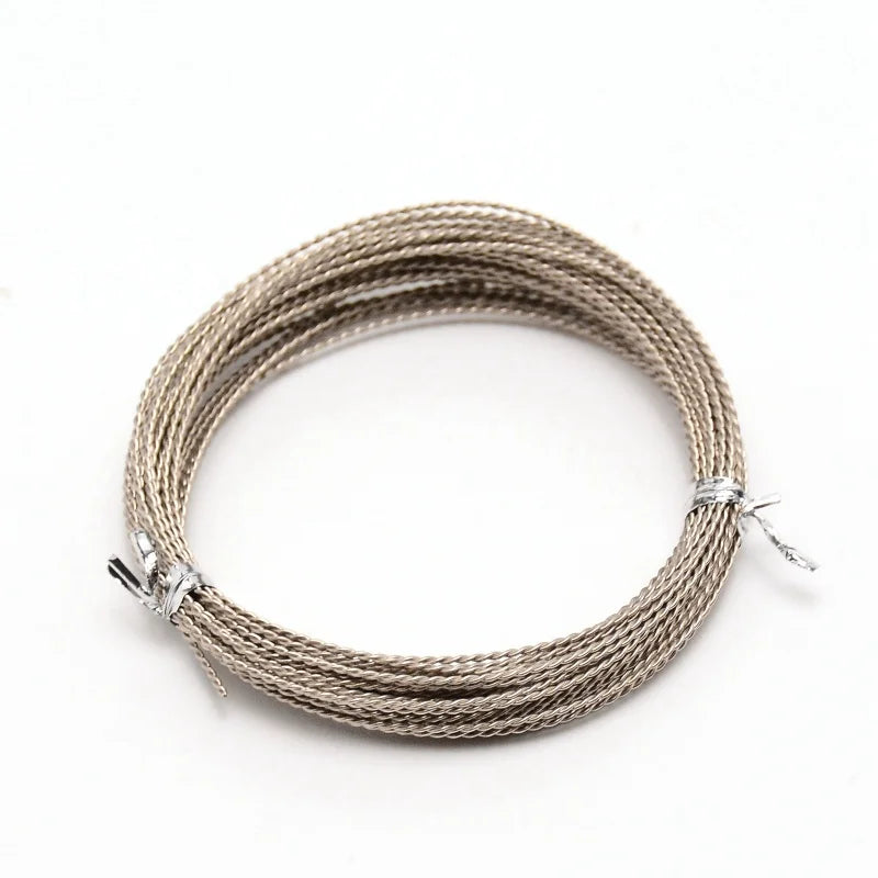 0.8mm Round Silver Copper Wire - 7m Roll for Jewelry Making