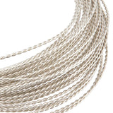 0.8mm Round Silver Copper Wire - 7m Roll for Jewelry Making