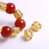 18K Plating Brass Spacer Beads for Jewelry Making