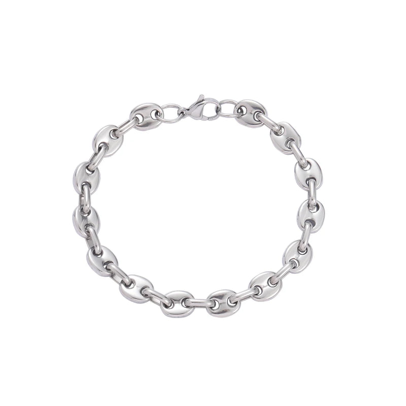 7mm 7inch 8inch Stainless Steel Bracelet For Men Women SB023