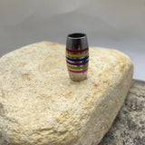 7mm Big Hole Stainless Steel Colorful Cylinder Spacer Beads for Bracelet Making
