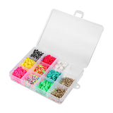 7mm Flat Round Polymer Clay Disc Heishi Beads Spacer DIY Jewelry Making 1Box