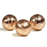 7mm Gibeon Iron Meteorite Moldavite Round Bead