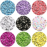 7mm Mixed Letter Acrylic Beads Love Heart Spacer Flat Alphabet Beads