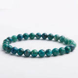 7mm Natural Malachite Chrysocolla Bracelet Healing Gift Crystal Gemstone