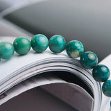 7mm Natural Malachite Chrysocolla Bracelet Healing Gift Crystal Gemstone
