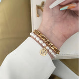 7mm Titanium Steel Safety Bracelet Women Hand Jewelry