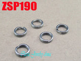 7mm Stainless Steel Key-Ring Key Chain Jewelry DIY Accessories Parts 100pcs